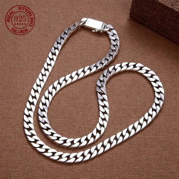 Classical LOCK Chain Necklace Bracelet Punk S925 Jewelry Women Jewelry Gifts - Gemstone Gold