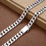 Classical LOCK Chain Necklace Bracelet Punk S925 Jewelry Women Jewelry Gifts - Gemstone Gold