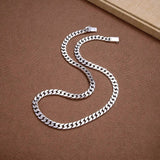 Classical LOCK Chain Necklace Bracelet Punk S925 Jewelry Women Jewelry Gifts - Gemstone Gold