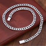 Classical LOCK Chain Necklace Bracelet Punk S925 Jewelry Women Jewelry Gifts - Gemstone Gold