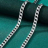 Classical LOCK Chain Necklace Bracelet Punk S925 Jewelry Women Jewelry Gifts - Gemstone Gold