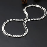 Classical LOCK Chain Necklace Bracelet Punk S925 Jewelry Women Jewelry Gifts - Gemstone Gold