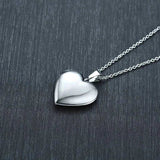 Family Image Name Necklaces Heart Locket Pendant Customize Picture Women Jewelry - Gemstone Gold