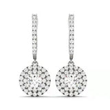 Full Bling Zircon Wedding Earrings for Women Jewelry - Genuine - Gemstone