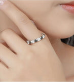Full Moissanite Diamond Ring For Men Women S925 Sterling Silver Jewelry - Gemstone Gold