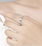 Full Moissanite Diamond Ring For Men Women S925 Sterling Silver Jewelry - Gemstone Gold