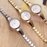 Gold Women Wristwatch Bracelet Watch Women Jewelry - Genuine - Gemstone