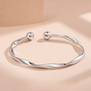 Luxury 925 Sterling Silver Flower Bracelet For Women Solid Light Party Jewelry - Gemstone Gold