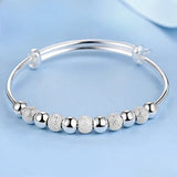 Luxury 925 Sterling Silver Flower Bracelet For Women Solid Light Party Jewelry - Gemstone Gold