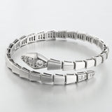 Luxury Bracelet Spring Snake Bone Women Jewelry - Genuine - Gemstone