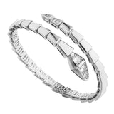 Luxury Bracelet Spring Snake Bone Women Jewelry - Genuine - Gemstone