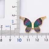 Luxury Butterfly Pendant Necklace Charm Choker for Woman Wedding Jewelry Gift - Genuine - Gemstone