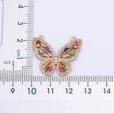 Luxury Butterfly Pendant Necklace Charm Choker for Woman Wedding Jewelry Gift - Genuine - Gemstone