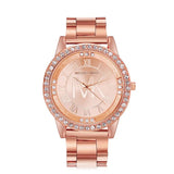 Luxury Diamond Watch Women Clock Anniverssary Jewelry - Genuine - Gemstone