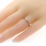 Luxury Flower Moissanite Ring Diamond Women Wedding Jewelry - Genuine - Gemstone