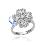 Luxury Four Clover Ring for Women Wedding Jewelry - Genuine - Gemstone