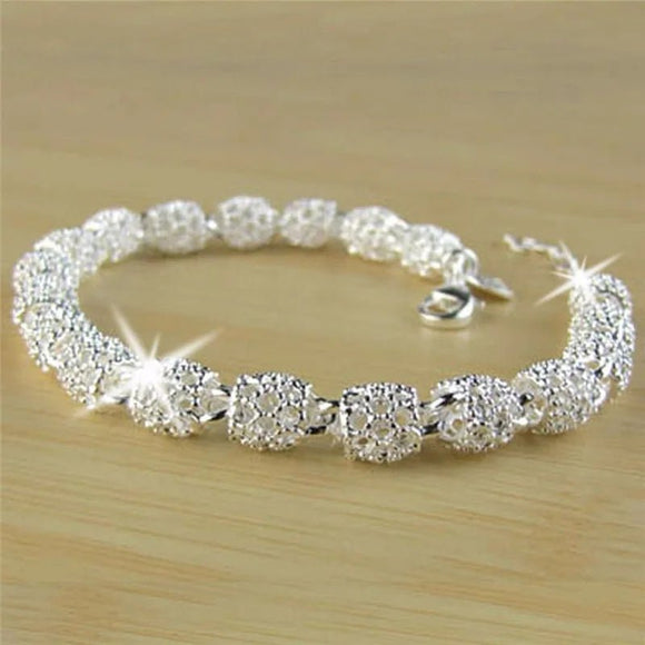 Luxury Hollow Lantern Ball Bracelets For Women Party Jewelry - Gemstone Gold