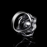 Luxury Hollowed Pearl Ring Women Bridal Wedding Jewelry - Genuine - Gemstone