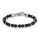 Natural 6mm Tiger Eye Beads Strand Bracelet Men Women Chain Colorful Jewelry - Gemstone Gold