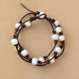 Natural Freshwater Pearl Engagement Bracelet for Women Jewelry - Genuine - Gemstone