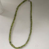 Natural Green Beads Necklace Women Anniverssary Jewelry - Genuine - Gemstone