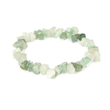 Natural Vintage Stone Beads Stretchy Bracelet Colored Stone Women's Bracelet - Genuine - Gemstone