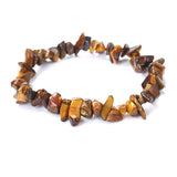 Natural Vintage Stone Beads Stretchy Bracelet Colored Stone Women's Bracelet - Genuine - Gemstone