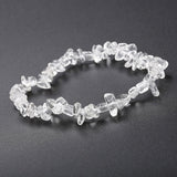 Natural Vintage Stone Beads Stretchy Bracelet Colored Stone Women's Bracelet - Genuine - Gemstone