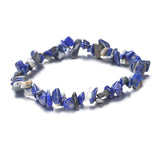 Natural Vintage Stone Beads Stretchy Bracelet Colored Stone Women's Bracelet - Genuine - Gemstone