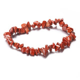 Natural Vintage Stone Beads Stretchy Bracelet Colored Stone Women's Bracelet - Genuine - Gemstone