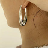 Oval Water Drop Earrings For Women Party Wedding Jewelry - Genuine - Gemstone