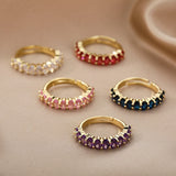 Red Ruby Golden Ring for Women Wedding Party Jewelry - Genuine - Gemstone