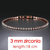 Rose Gold Wedding Bracelet For Women Party Friends Gift Jewelry - Genuine - Gemstone