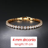 Rose Gold Wedding Bracelet For Women Party Friends Gift Jewelry - Genuine - Gemstone