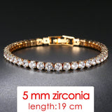 Rose Gold Wedding Bracelet For Women Party Friends Gift Jewelry - Genuine - Gemstone