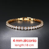 Rose Gold Wedding Bracelet For Women Party Friends Gift Jewelry - Genuine - Gemstone