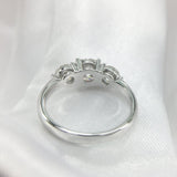 Round Moissanite Diamond Ring Engagement Wedding Jewelry - Genuine - Gemstone