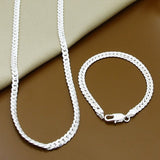 S925 Chain Necklace For Women Anniverssary Jewelry Gifts - Genuine - Gemstone