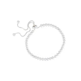 Silver Metal Bracelet for Women Beads Handmade Birthday Christmas Gift - Gemstone Gold
