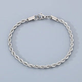 Silver Metal Bracelet for Women Beads Handmade Birthday Christmas Gift - Gemstone Gold