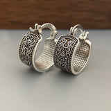 Simple Retro Flower Earring Party Girls Accessories Jewelry - Gemstone Gold