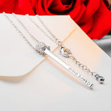 Three - dimensional Pendants Necklace Long Chain for Women Jewelry - Genuine - Gemstone