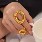 Unique Ziro Design Rings Women's Party Anniverssary Jewelry - Gemstone Gold