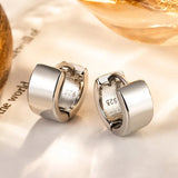 Vintage Crystal Round Stud Earrings Wedding White Zircon Jewelry - Gemstone Gold