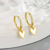 Vintage Crystal Round Stud Earrings Wedding White Zircon Jewelry - Gemstone Gold