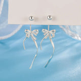 Vintage Crystal Round Stud Earrings Wedding White Zircon Jewelry - Gemstone Gold