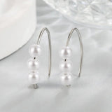 Vintage Crystal Round Stud Earrings Wedding White Zircon Jewelry - Gemstone Gold