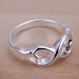 Eternity Infinity Ring 925 Sterling Silver Anniversaty Gift for Women