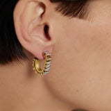 Luxury Anniverssary Gold Earrings Women Wedding Jewelry