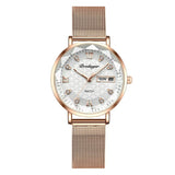 Women Luxury Wristwatch Watch Rose Gold Ladies Party Jewelry